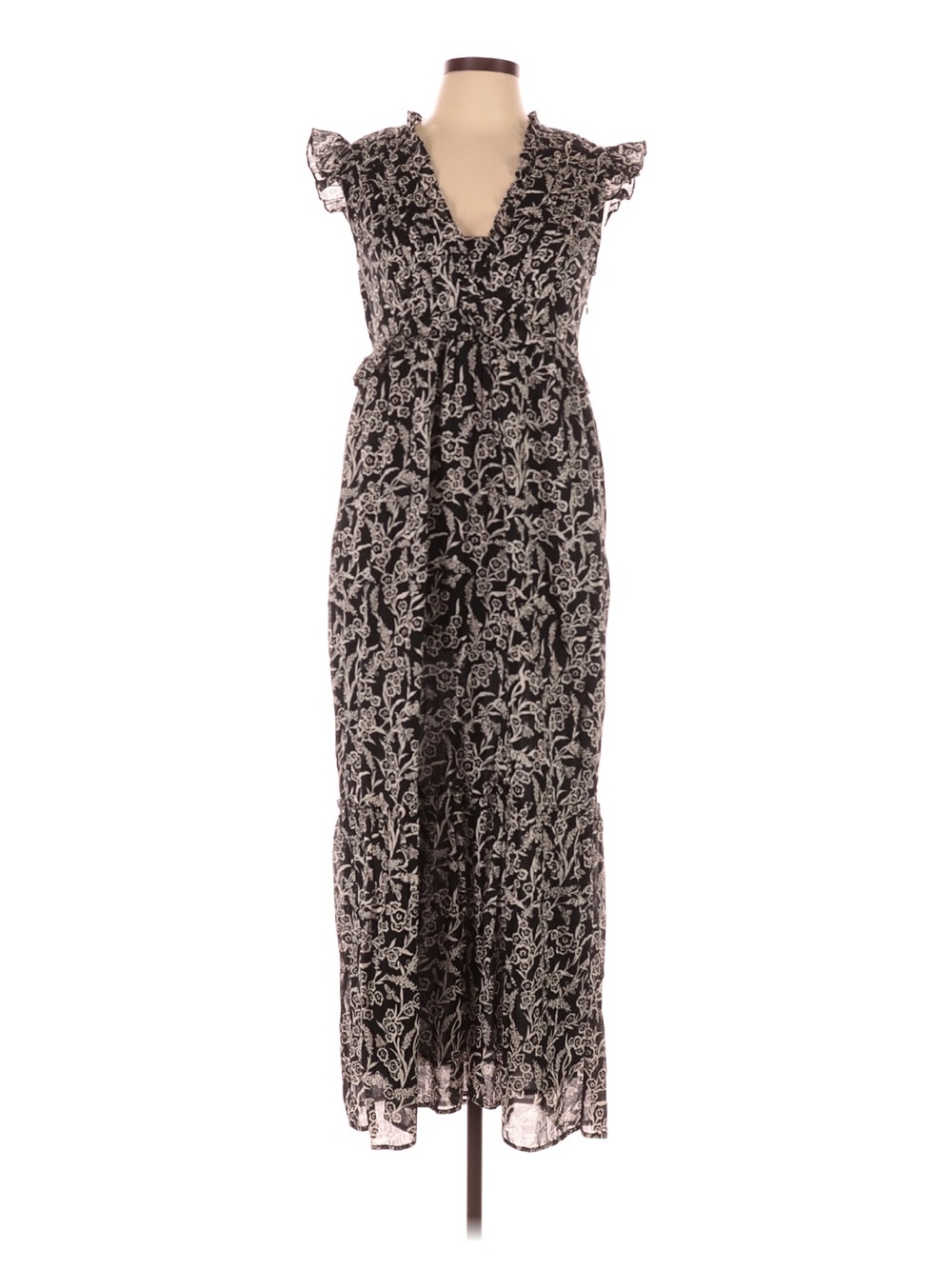 Banjanan Maxi dress black white L